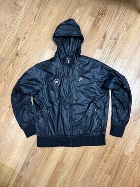 Nike N7 Pendleton Windrunner Jacket 2013 Black Embroidered Men’s L